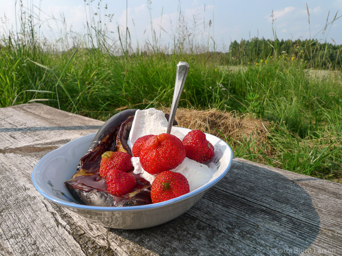 Grill-efterrätt